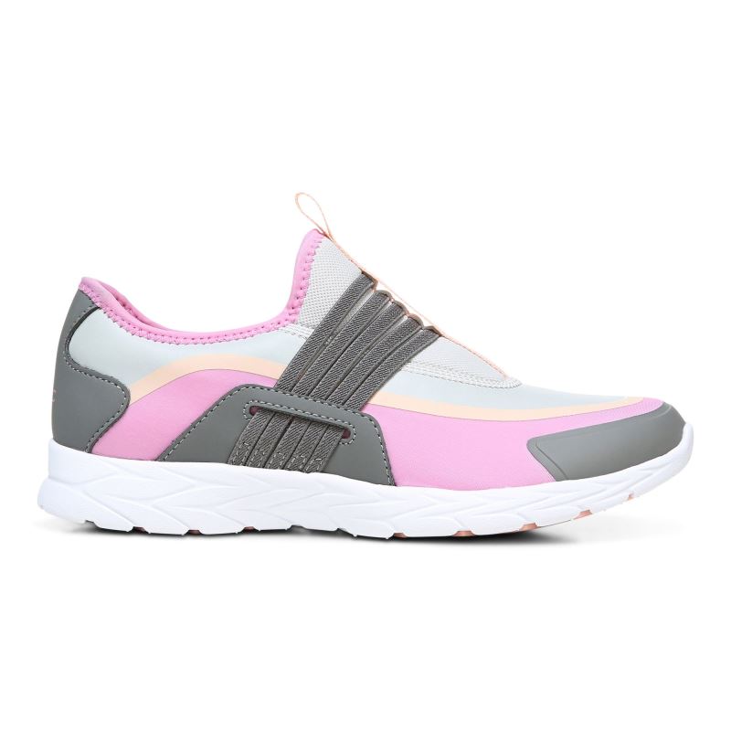Vionic Vayda Slip On Sneaker Grises Rosas | p7amugZ9
