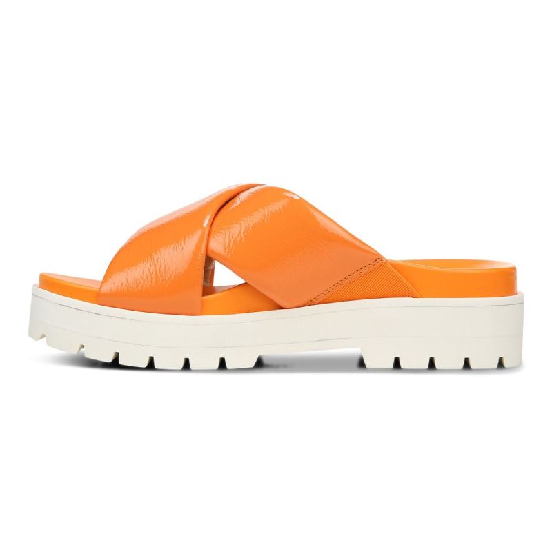 Vionic Vesta Flatform Lug Sandal Dorados | 1fxVwbnm