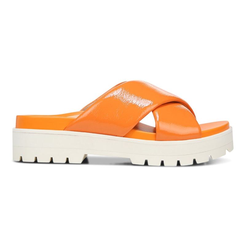 Vionic Vesta Flatform Lug Sandal Dorados | It2OXk4u