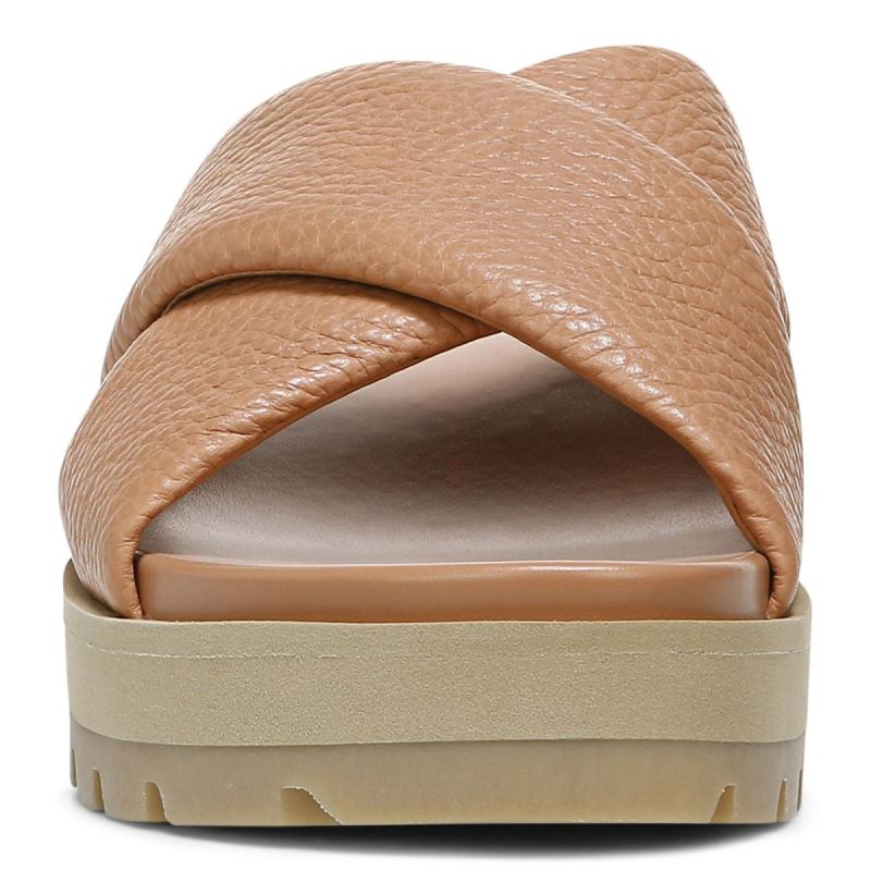 Vionic Vesta Flatform Lug Sandal Marrom | 1IdjIE74