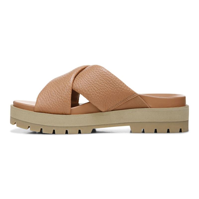 Vionic Vesta Flatform Lug Sandal Marrom | 1IdjIE74