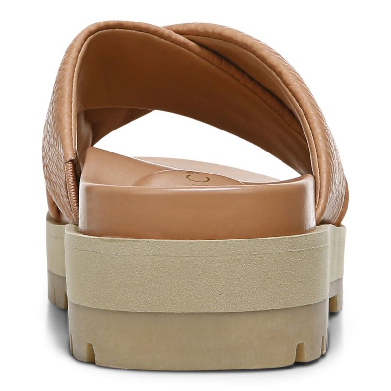 Vionic Vesta Flatform Lug Sandal Marrom | 1IdjIE74