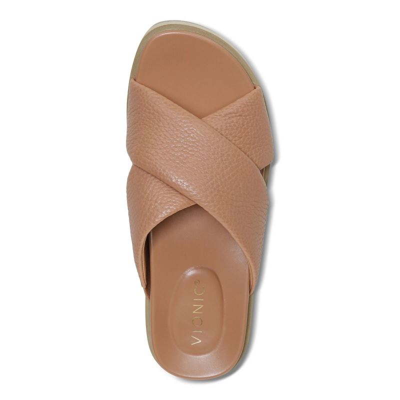 Vionic Vesta Flatform Lug Sandal Marrom | fJs2776O