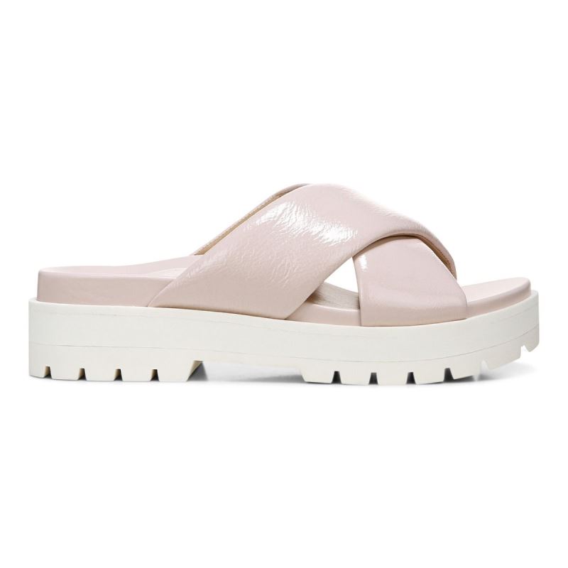 Vionic Vesta Flatform Lug Sandal Rosas | FV8LZjh9