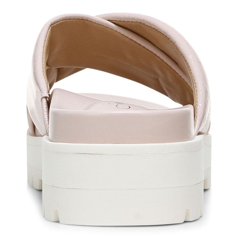 Vionic Vesta Flatform Lug Sandal Rosas | FV8LZjh9