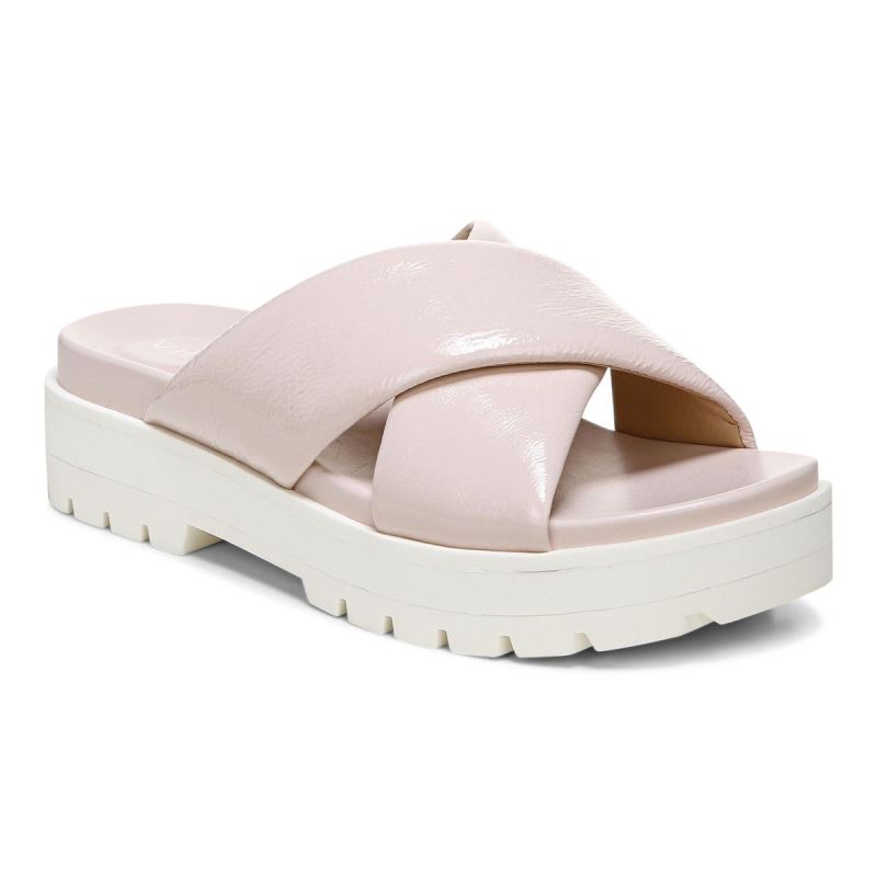 Vionic Vesta Flatform Lug Sandal Rosas | FV8LZjh9