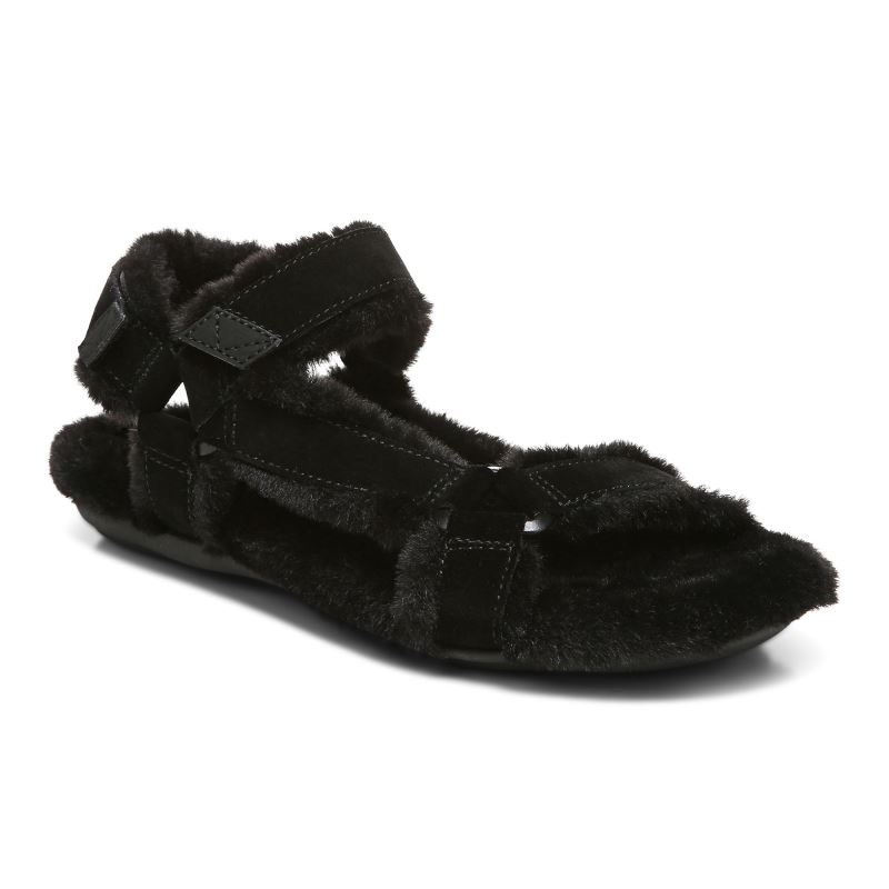 Vionic Viva Pantuflas Negros | VcR3n91I