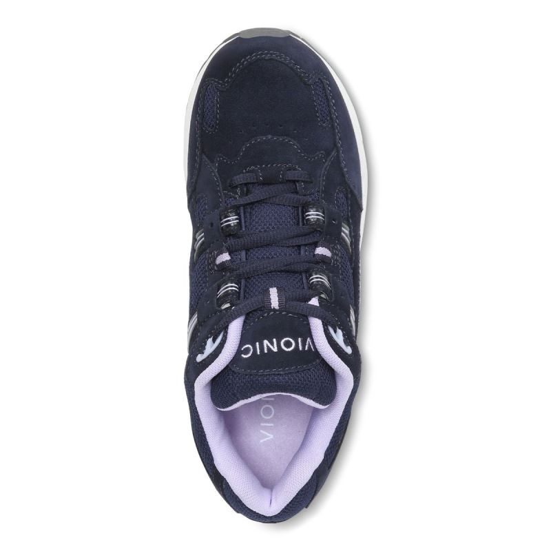 Vionic Walker Classic Azul Marino Morados | ZcmYLRRA