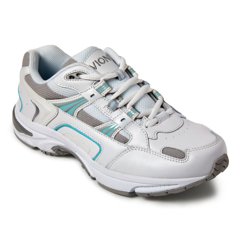 Vionic Walker Classic Blancos Azules | 2juOU673