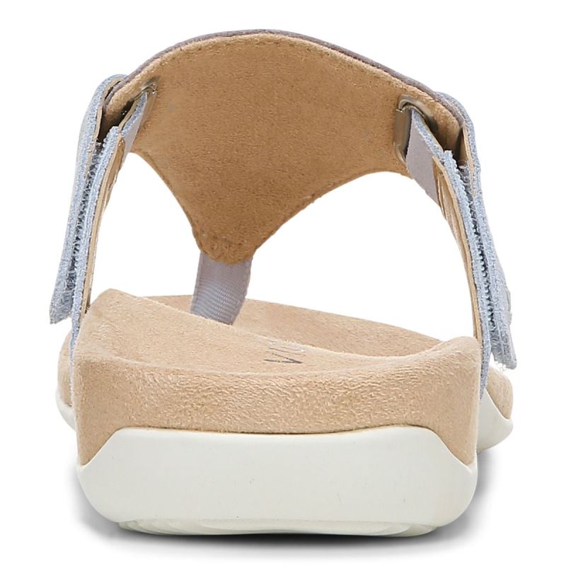 Vionic Wanda T-Correa Sandal Azules | bB0c3Lhv