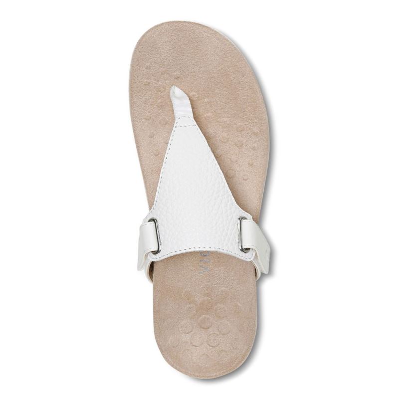 Vionic Wanda T-Correa Sandal Blancos | vpUy3jpn