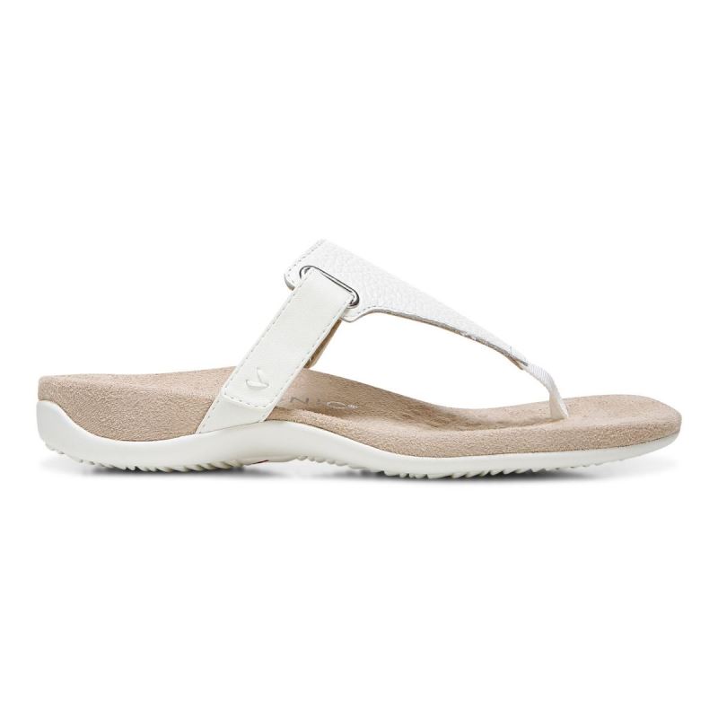 Vionic Wanda T-Correa Sandal Blancos | vpUy3jpn