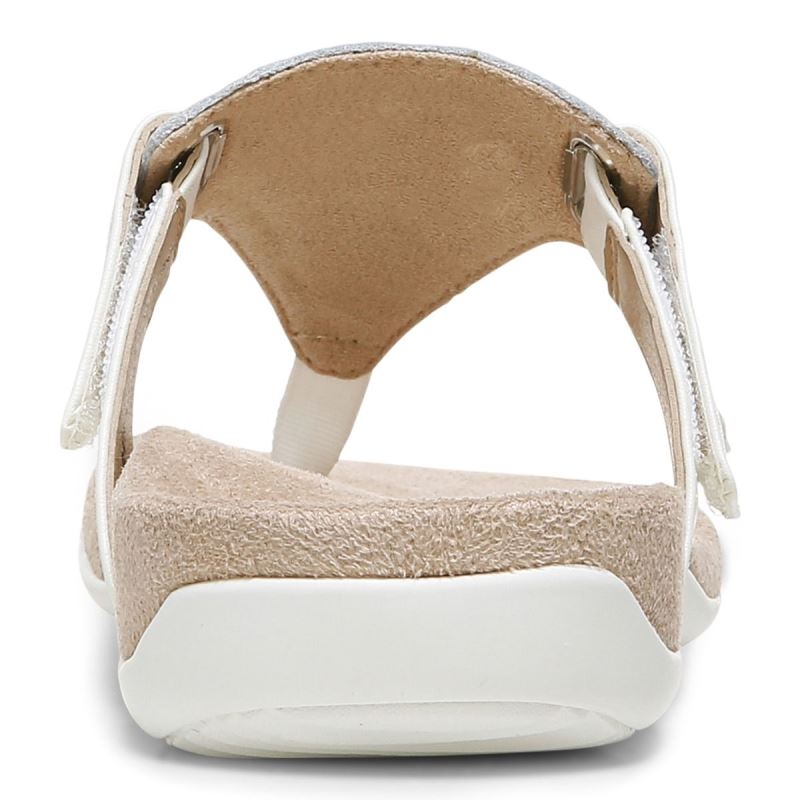 Vionic Wanda T-Correa Sandal Blancos | vpUy3jpn