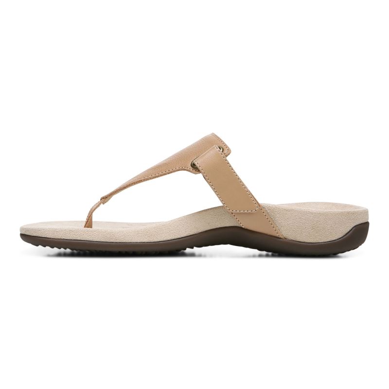 Vionic Wanda T-Correa Sandal Marrom | NJtSuNfr