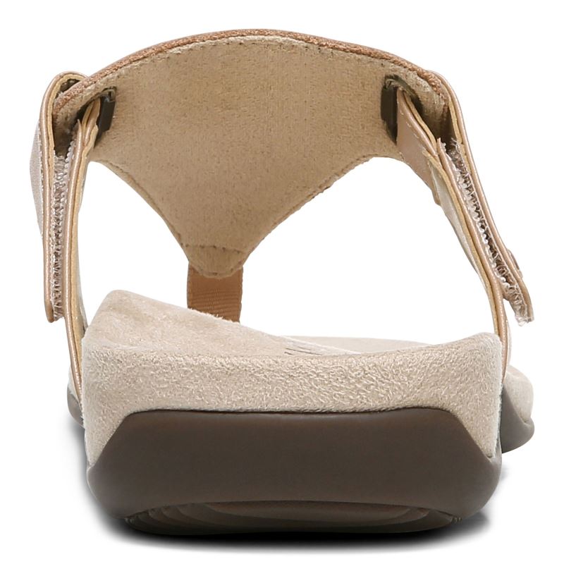 Vionic Wanda T-Correa Sandal Marrom | NJtSuNfr