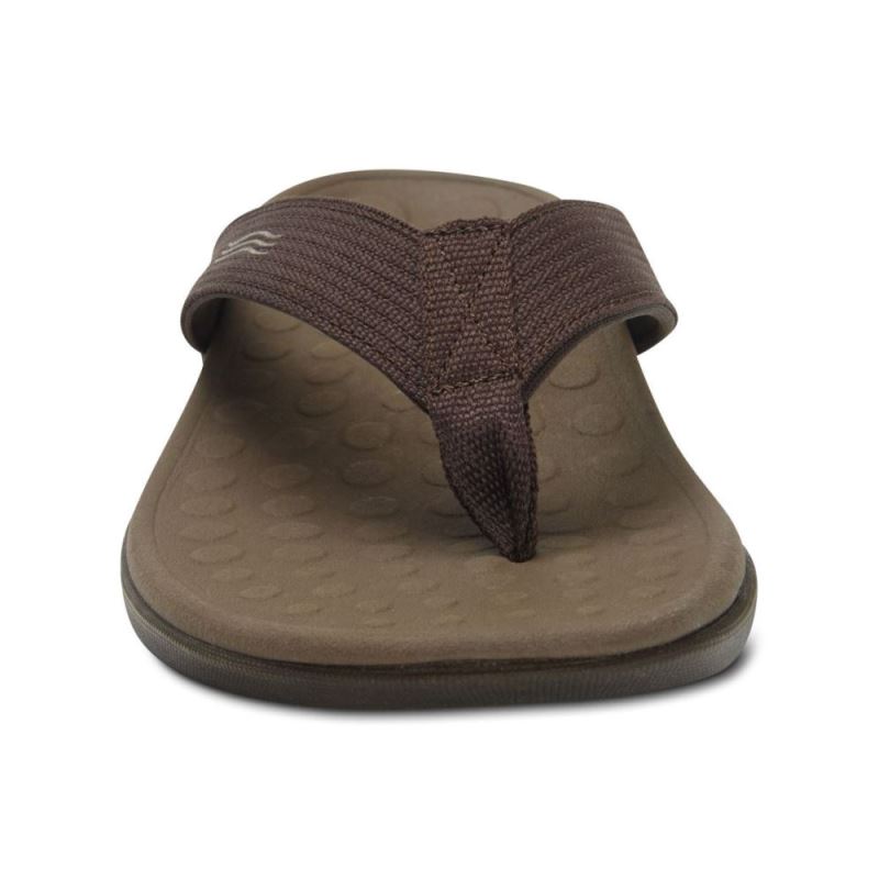 Vionic Wave Puntera Post Sandal Kaki | K2oKBsee