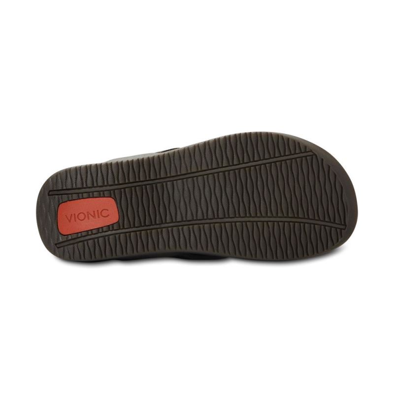 Vionic Wave Puntera Post Sandal Kaki | K2oKBsee