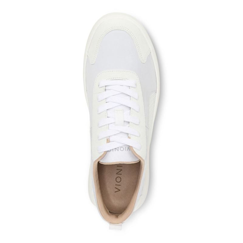 Vionic Wiley Sneaker Creme | tUZO0t6Q