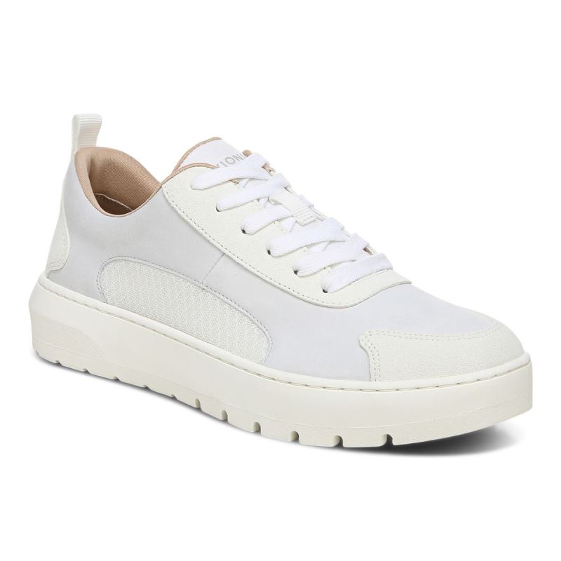 Vionic Wiley Sneaker Creme | tUZO0t6Q