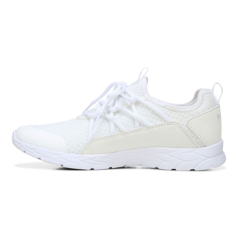Vionic Zeliya Encaje Up Sneaker Blancos | XUcvtaYA