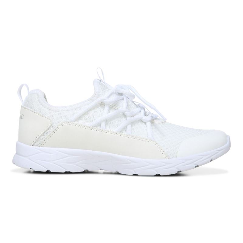 Vionic Zeliya Encaje Up Sneaker Blancos | XUcvtaYA