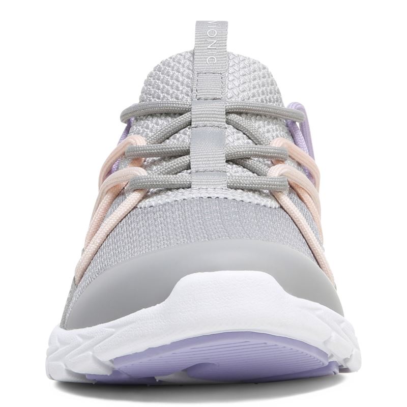 Vionic Zeliya Encaje Up Sneaker Grises | yb0ZyNi5