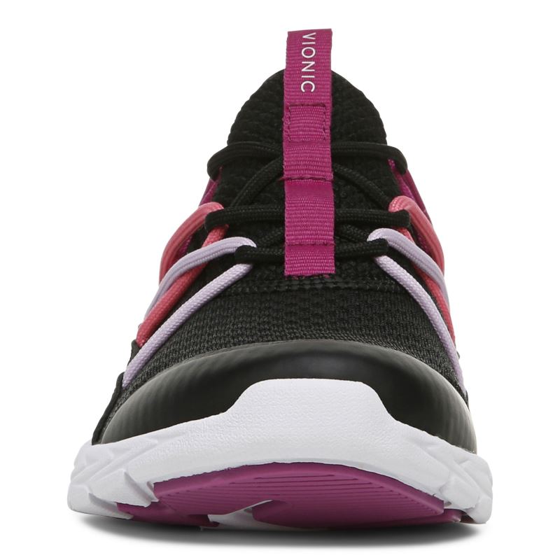 Vionic Zeliya Encaje Up Sneaker Negros | mkLgK4qz