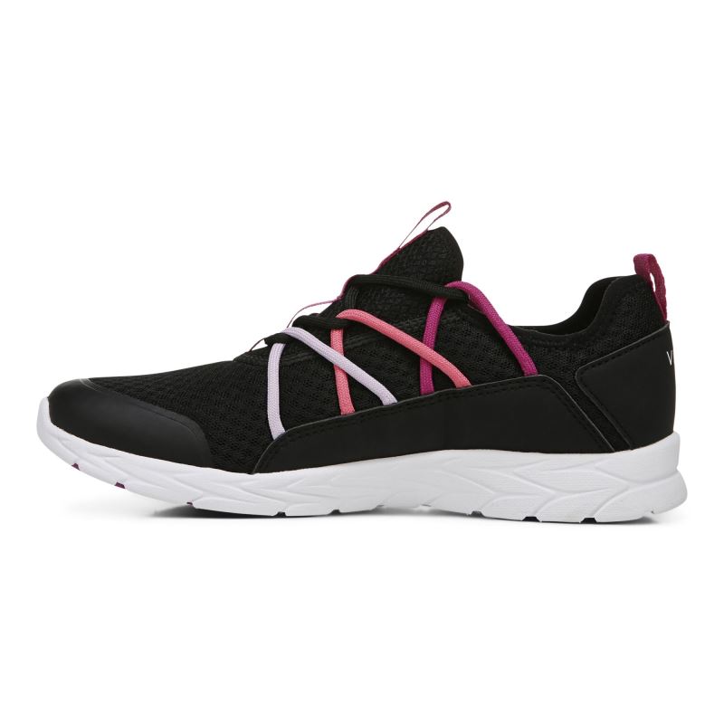 Vionic Zeliya Encaje Up Sneaker Negros | mkLgK4qz