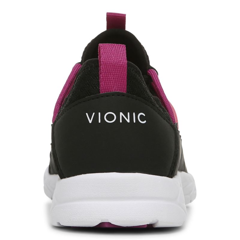 Vionic Zeliya Encaje Up Sneaker Negros | mkLgK4qz