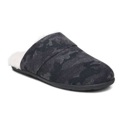 Vionic Alfons Mule Pantuflas Grises Oscuro Camuflados | CCOGTo6u