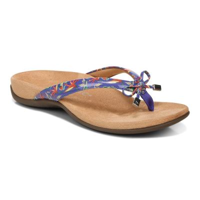 Vionic Bella Puntera Post Sandal Azul Rey Azules | UUF27X1S