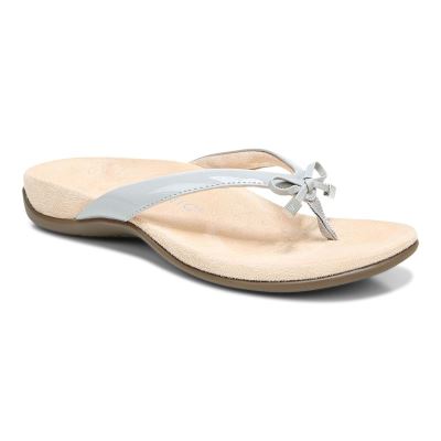 Vionic Bella Puntera Post Sandal Grises Claro | 74w0RKtA