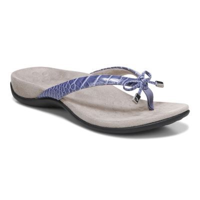 Vionic Bella Puntera Post Sandal Morados | aAByOsQC