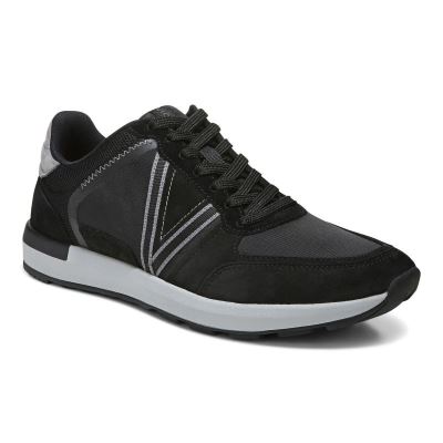 Vionic Bradey Sneaker Negros Grises | fJTBm2sp