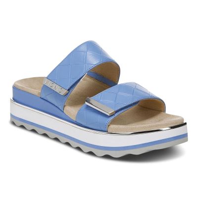 Vionic Brandie Woven Correa Sandal Azur | Hy2lhYSC