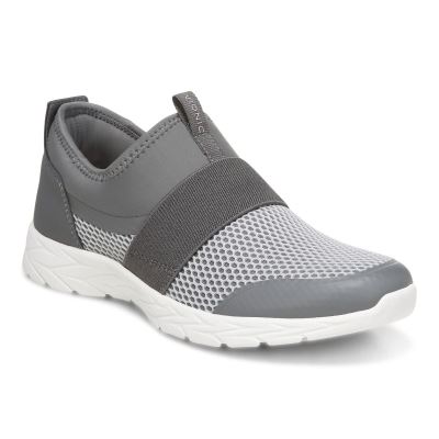 Vionic Camrie Slip on Sneaker Grises Oscuro | pbUjh3A7