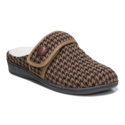 Vionic Carlin Pantuflas Marrom | gWZcbWHN