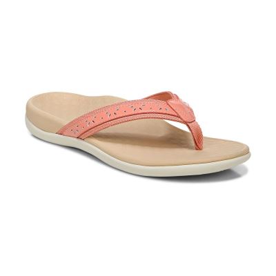 Vionic Casandra Puntera Post Sandal Coral | VFzPQsXD