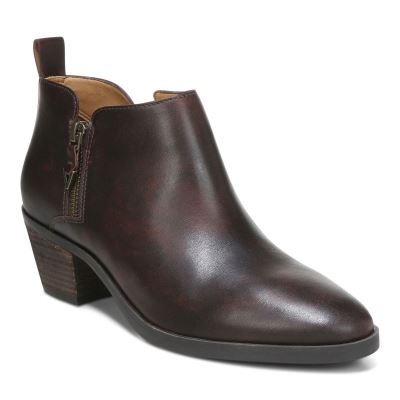 Vionic Cecily Ankle Boot Chocolate | k46HIYtW