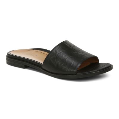 Vionic Demi Chanclas Sandal Negros | F3t3L8Qe