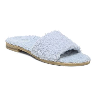 Vionic Demi Shearling Chanclas Blancos | DRApR6Ag