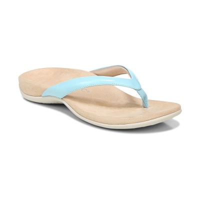 Vionic Dillon Puntera Post Sandal Azules | rzRNvlnG