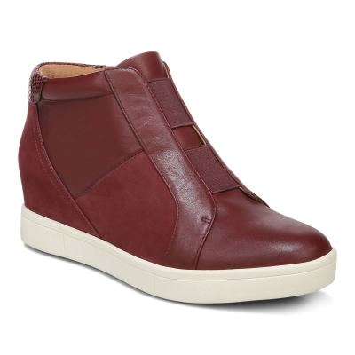 Vionic Emery High Top Vino Granate | 0jheW67g