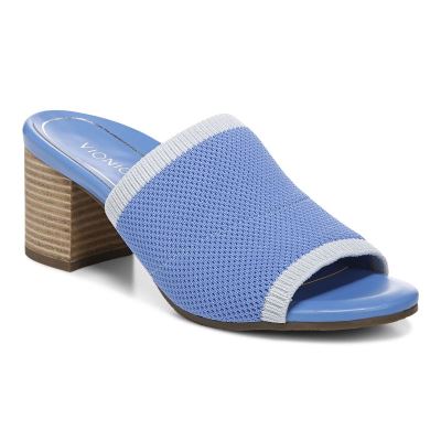 Vionic Fleur Tacón Sandal Azur | OMBW8mNB