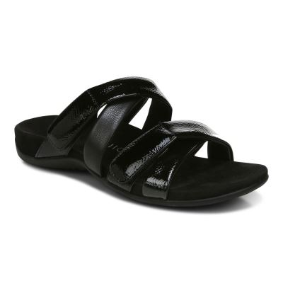 Vionic Hadlie Chanclas Sandal Negros | sHtxopo6