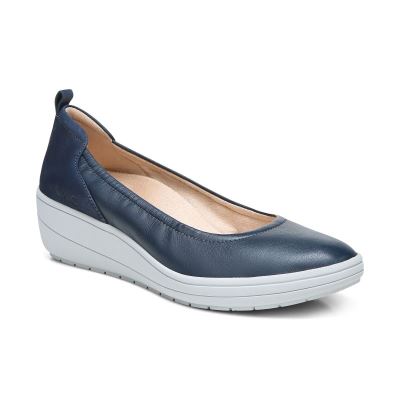 Vionic Jacey Wedge Azul Marino | vOVYFFmm