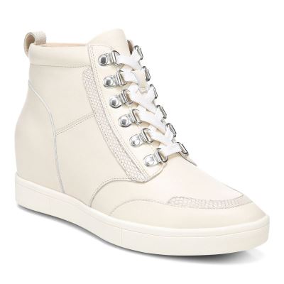 Vionic Jordy High Top Creme | 6WHsfvsf
