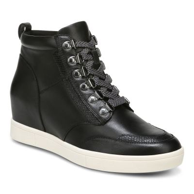 Vionic Jordy High Top Negros | Pn3CETTD
