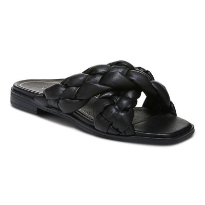 Vionic Kalina Chanclas Sandal Negros | ER9HFT4b