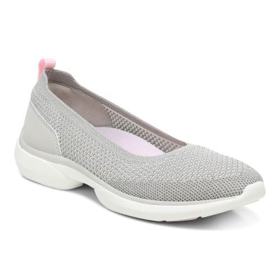 Vionic Kallie Slip on Sneaker Grises Metal | e0YnkHXI